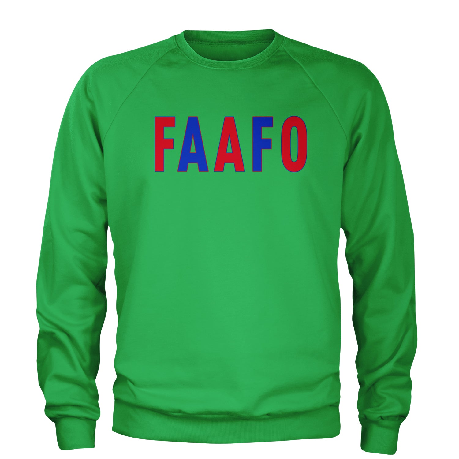 FAAFO Olympic Team USA Shirt Adult Crewneck Sweatshirt Kelly Green