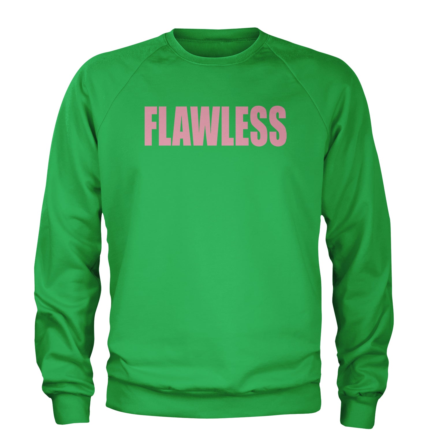 Flawless Renaissance Adult Crewneck Sweatshirt Kelly Green