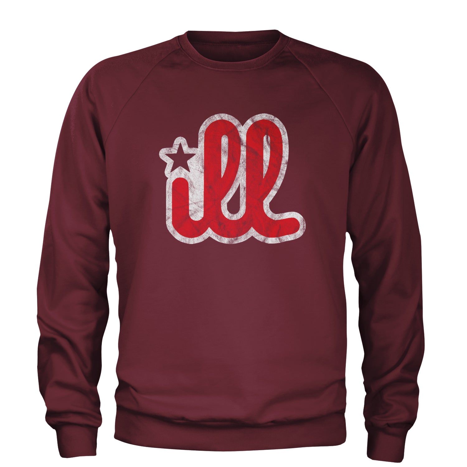 ILL Vintage It's A Philadelphia Philly Thing Adult Crewneck Sweatshirt Maroon