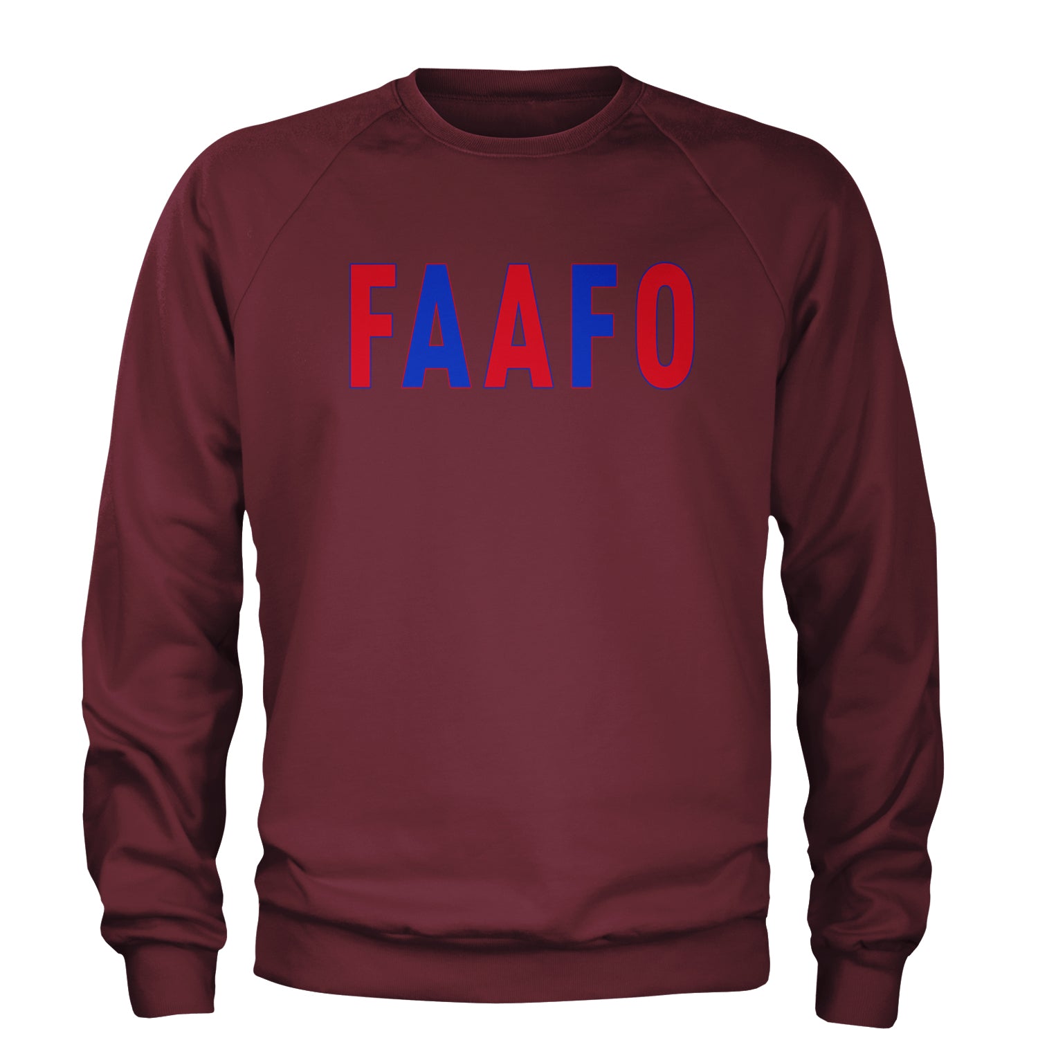 FAAFO Olympic Team USA Shirt Adult Crewneck Sweatshirt Maroon