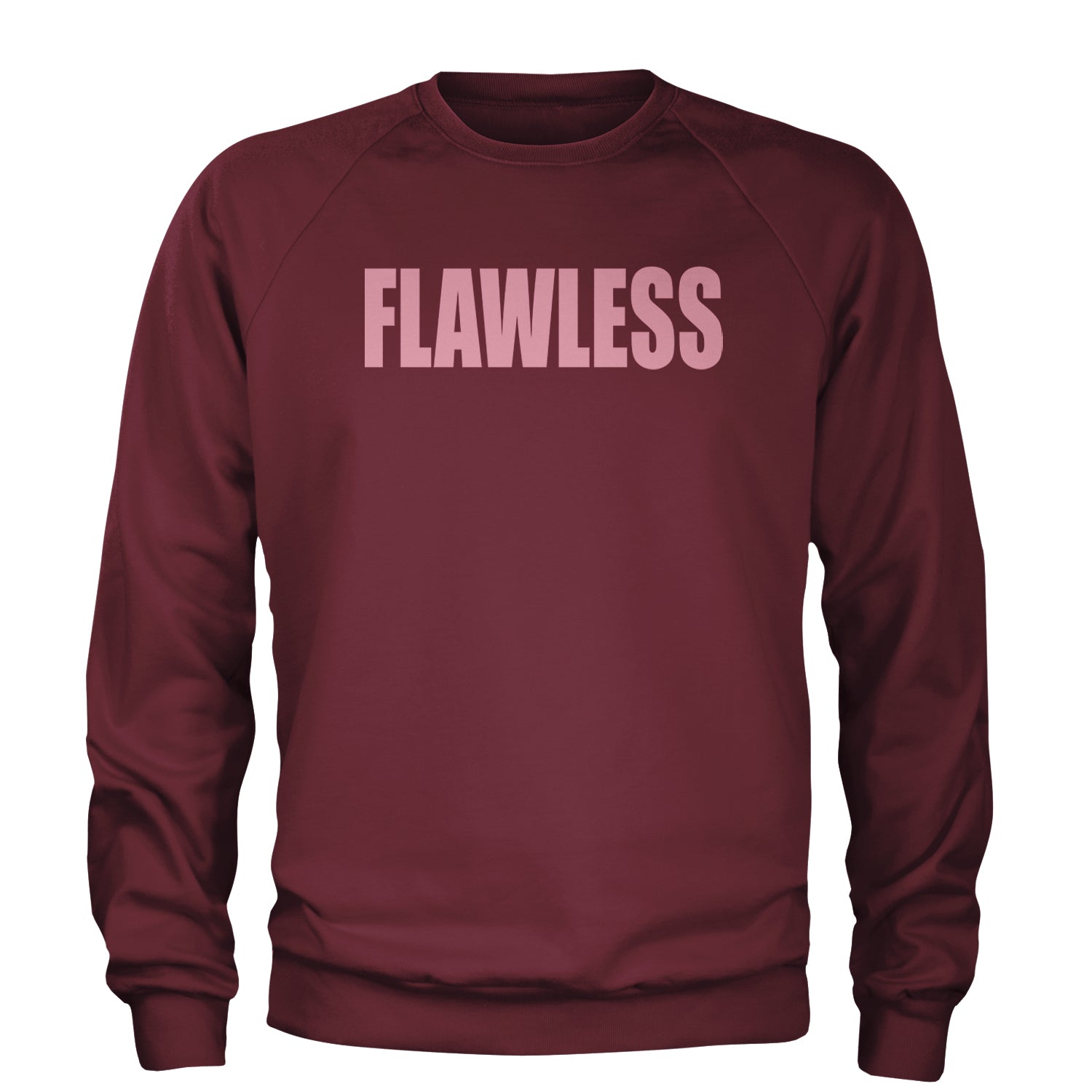 Flawless Renaissance Adult Crewneck Sweatshirt Maroon