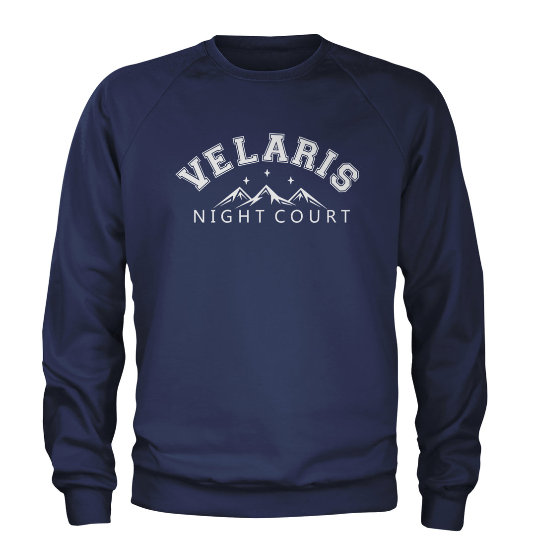 Velaris Night Court Squad Starfall Adult Crewneck Sweatshirt Navy Blue
