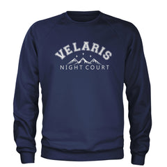 Velaris Night Court Squad Starfall Adult Crewneck Sweatshirt Navy Blue
