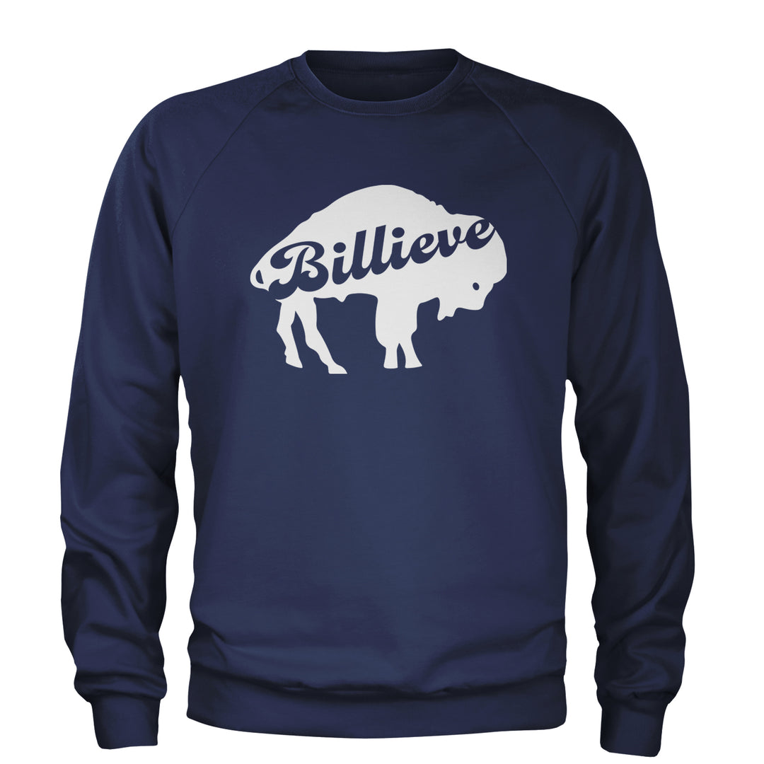 Billieve Bills Mafia Adult Crewneck Sweatshirt Navy Blue