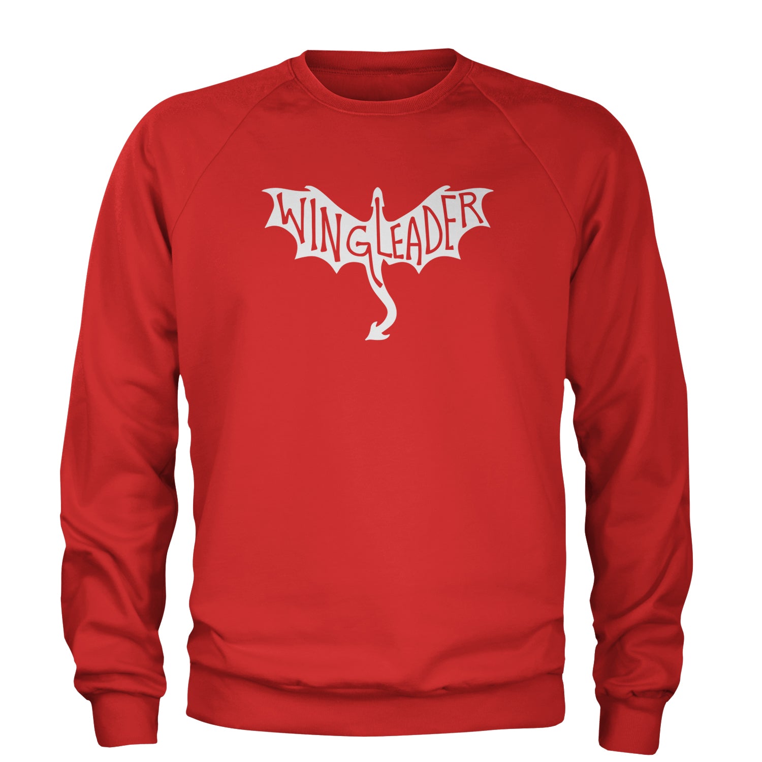 Wingleader Basgiath War College Adult Crewneck Sweatshirt Red