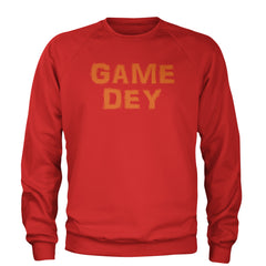Game Dey Cincinnati Football Adult Crewneck Sweatshirt Red