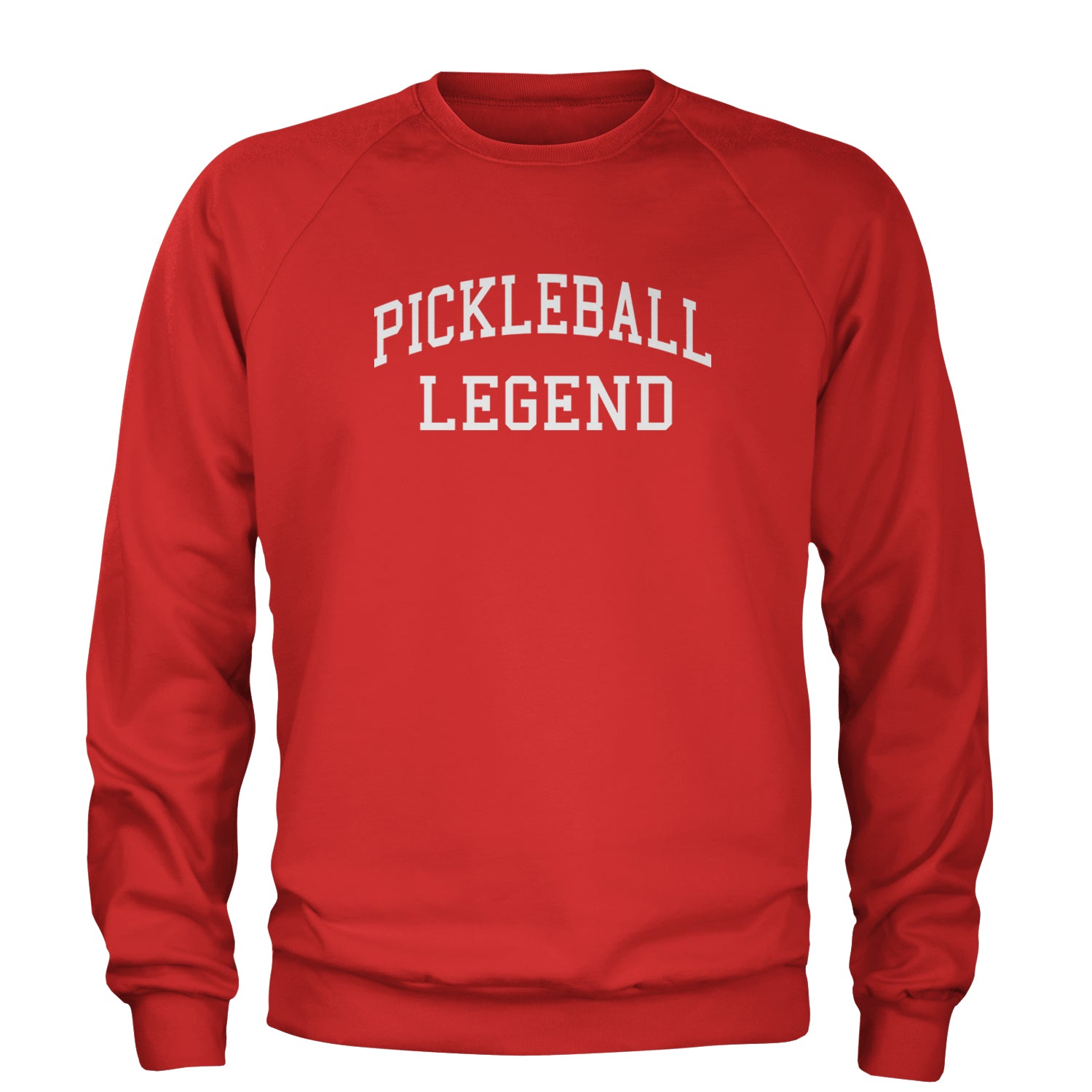 Pickleball Legend Dink Champion Adult Crewneck Sweatshirt Red