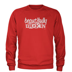 Beautifully Broken Music Adult Crewneck Sweatshirt