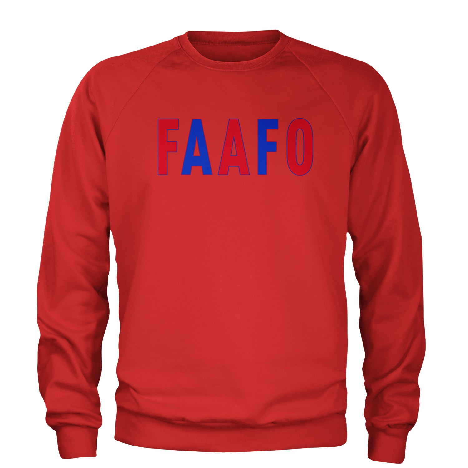 FAAFO Olympic Team USA Shirt Adult Crewneck Sweatshirt Red