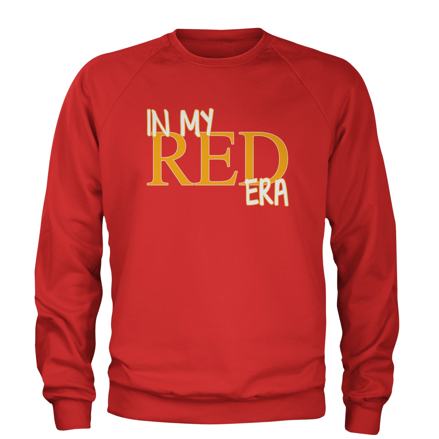 In My Red Era Kansas City Adult Crewneck Sweatshirt Red