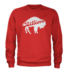 Billieve Bills Mafia Adult Crewneck Sweatshirt Red