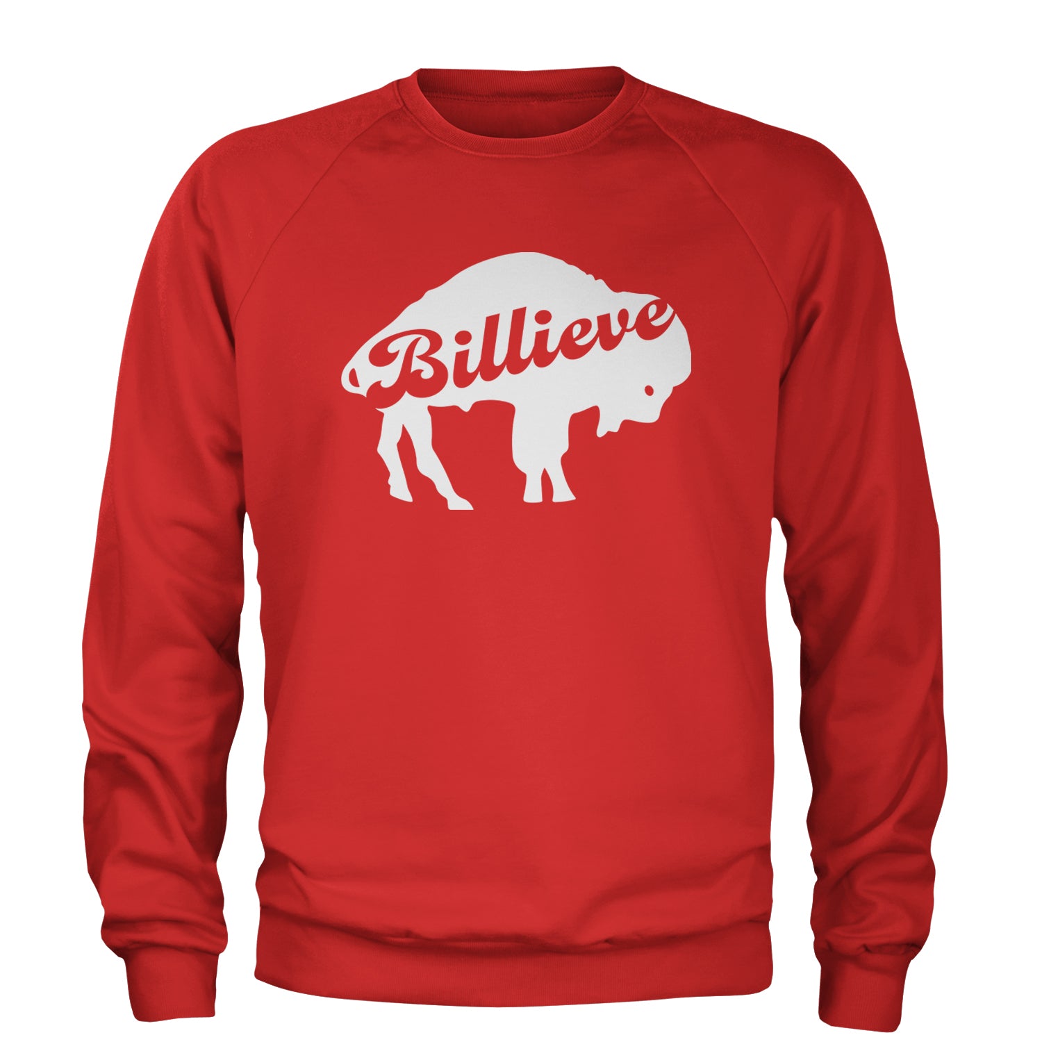 Billieve Bills Mafia Adult Crewneck Sweatshirt Red