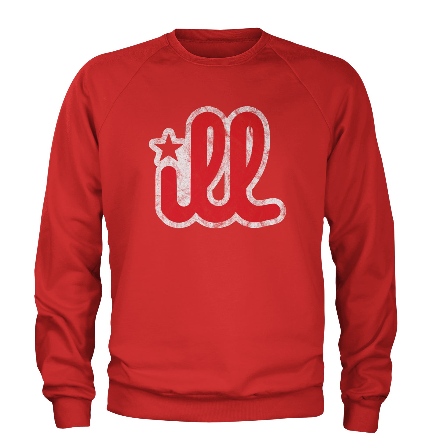 ILL Vintage It's A Philadelphia Philly Thing Adult Crewneck Sweatshirt Red