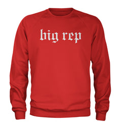 Big Rep Reputation Music Lover Gift Fan Favorite Adult Crewneck Sweatshirt Red