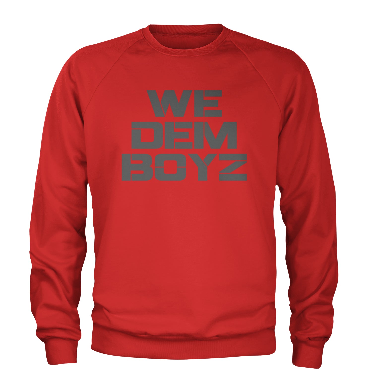 WE Dem Boys Dallas  Adult Crewneck Sweatshirt Red