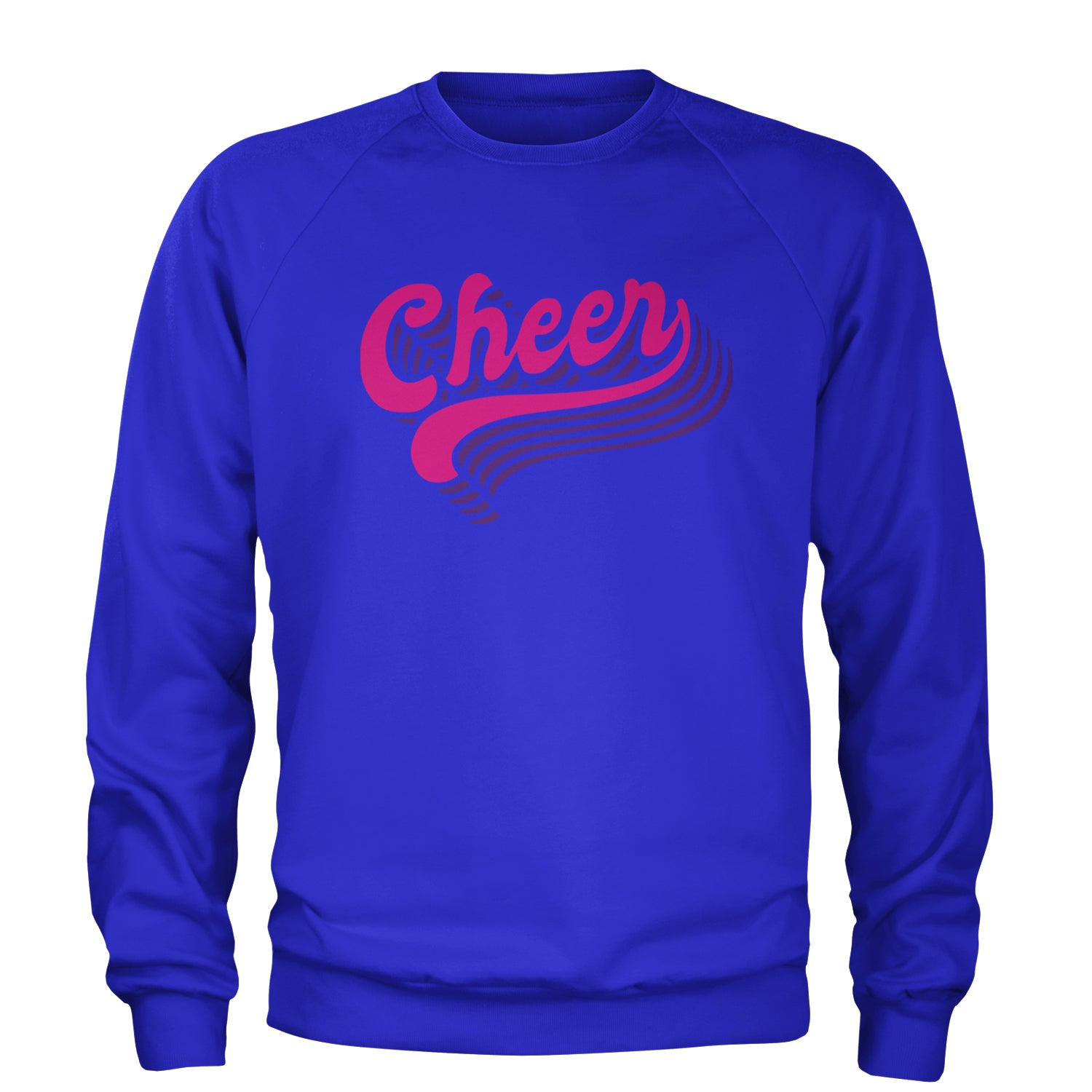 Cheer Pride Adult Crewneck Sweatshirt Royal Blue