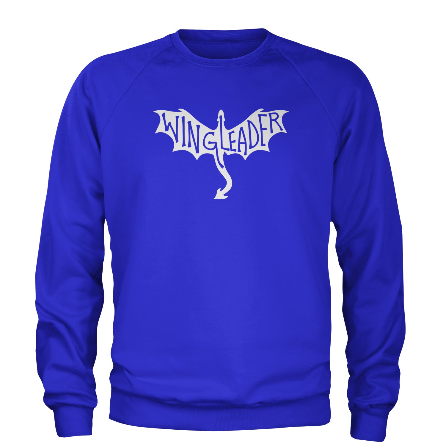 Wingleader Basgiath War College Adult Crewneck Sweatshirt Royal Blue