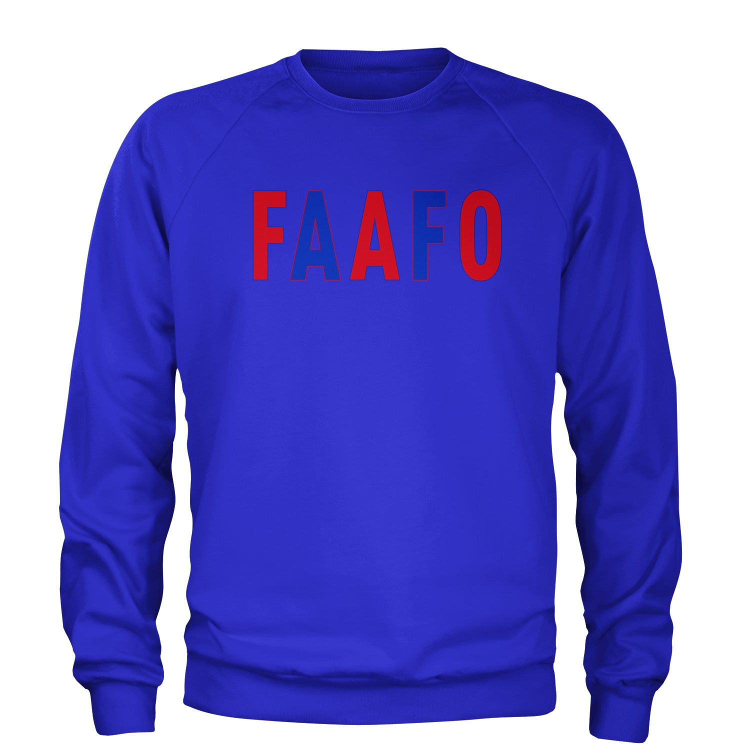 FAAFO Olympic Team USA Shirt Adult Crewneck Sweatshirt Royal Blue