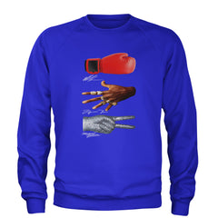 Tyson Jordan Jackson Iconic Michaels Adult Crewneck Sweatshirt Royal Blue