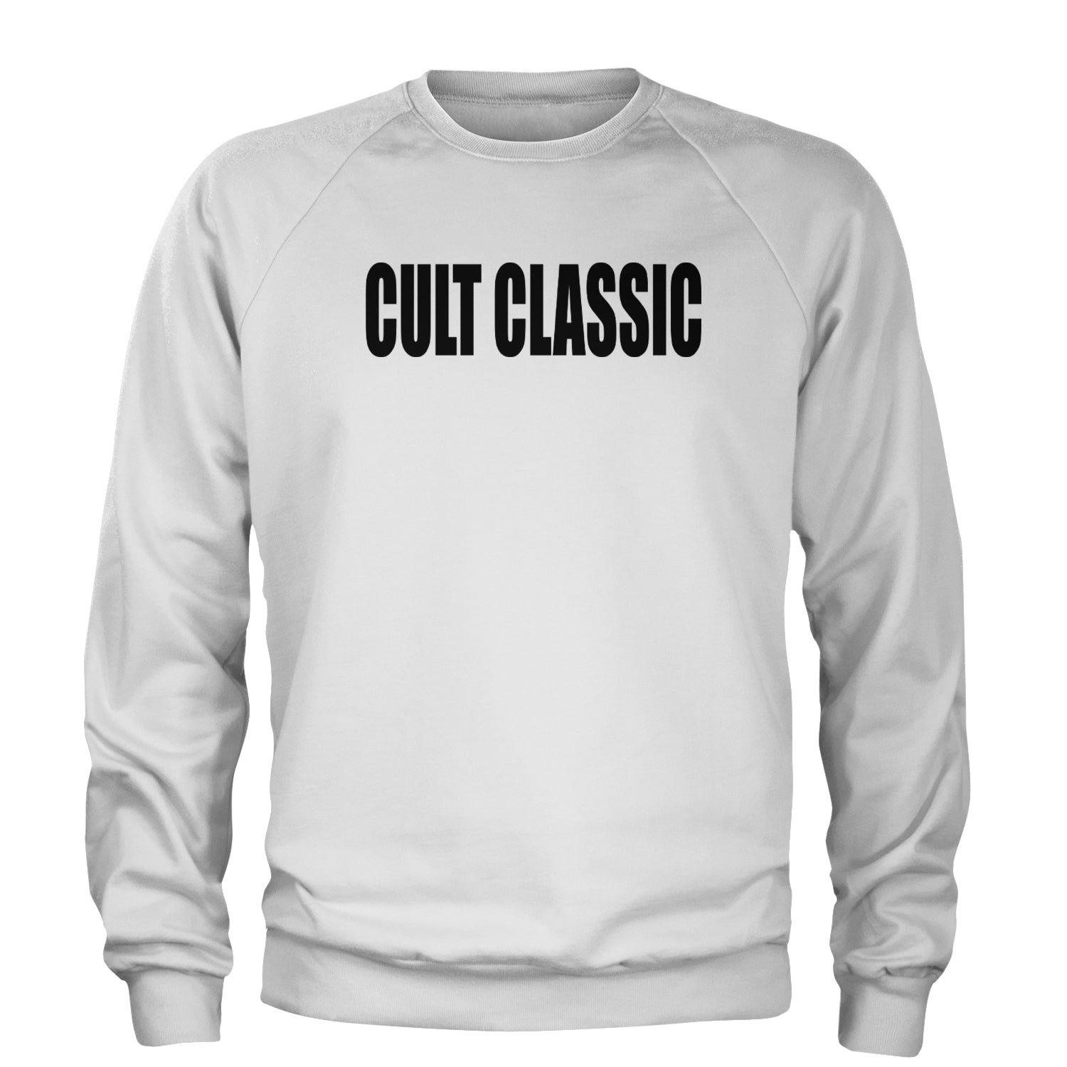 Cult Classic Pop Music Club Adult Crewneck Sweatshirt White