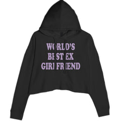World's Best Ex Girlfriend Y2K Revenge Cropped Hoodie Sweatshirt Black