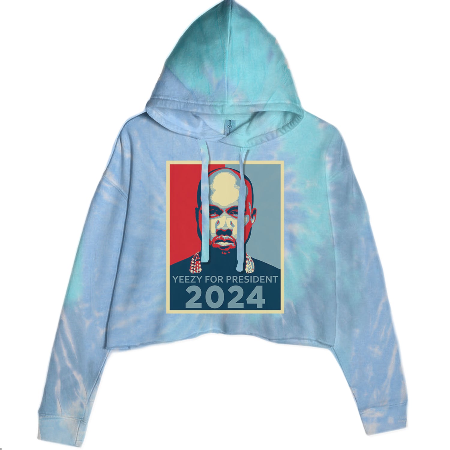 Yeezus For President Vote for Ye Values! Sweatshirt Blue Clouds