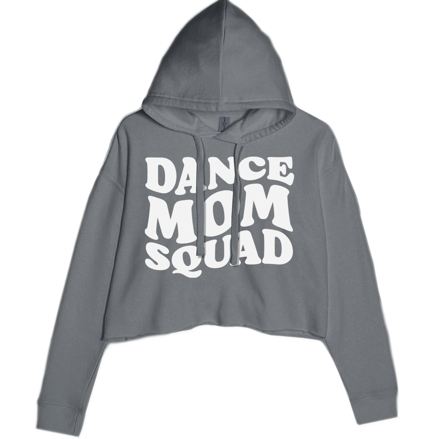 Dance Mom Squad Cropped Hoodie Sweatshirt Black