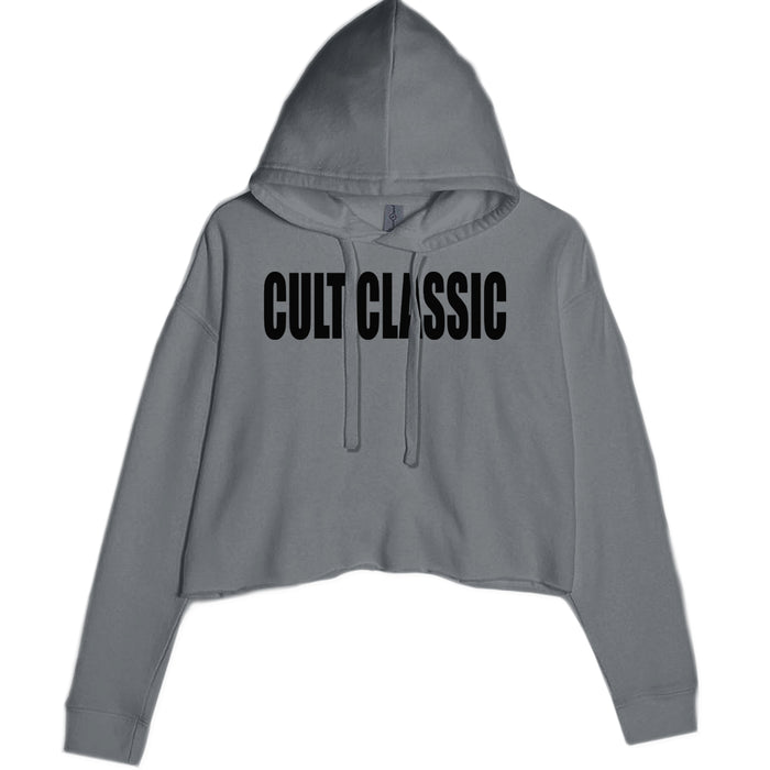 Cult Classic Pop Music Club Cropped Hoodie Sweatshirt