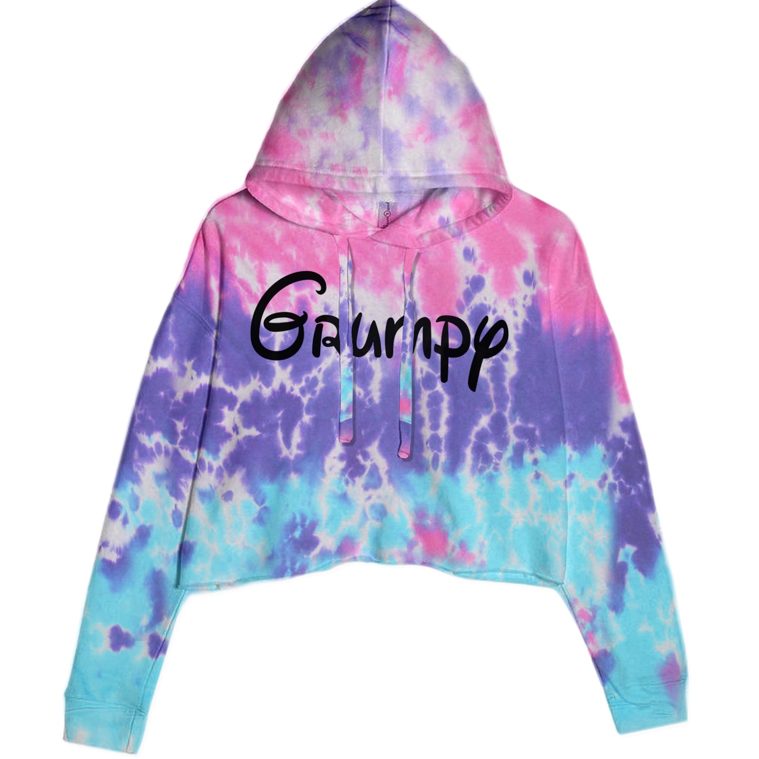 Grumpy - 7 Dwarfs Costume Cropped Hoodie Sweatshirt Cotton Candy