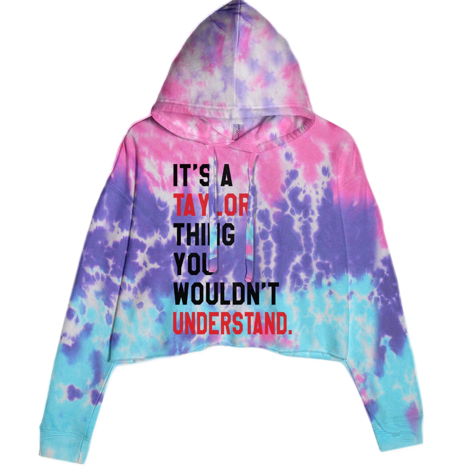 You Wouldn't Understand It's A Taylor Thing TTPD Cropped Hoodie Sweatshirt Lavender