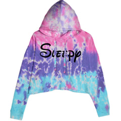 Sleepy - 7 Dwarfs Costume Cropped Hoodie Sweatshirt Cotton Candy