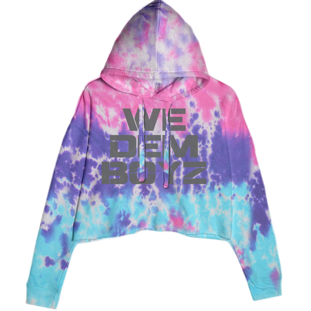 WE Dem Boys Dallas  Cropped Hoodie Sweatshirt Cotton Candy