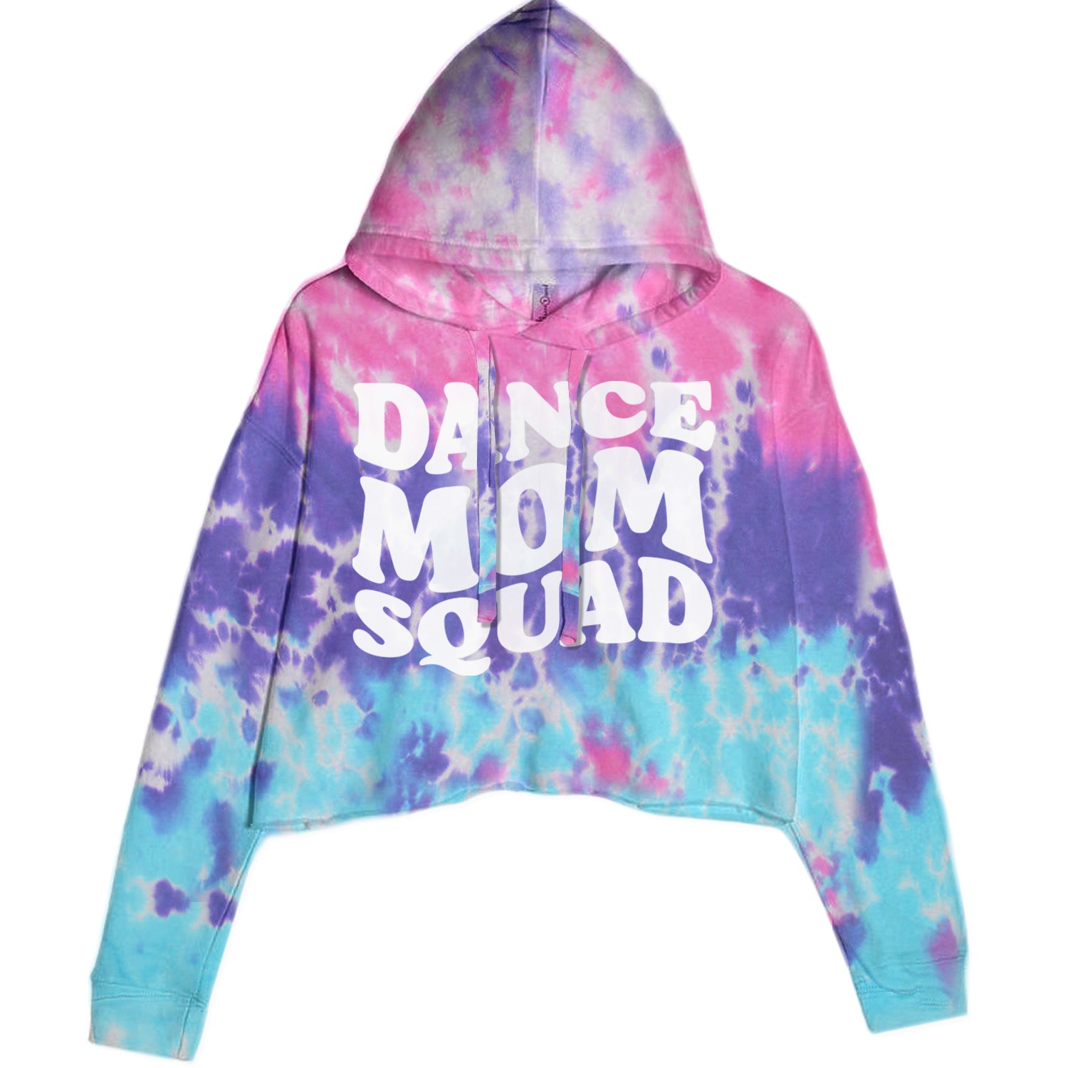 Dance Mom Squad Cropped Hoodie Sweatshirt Cotton Candy