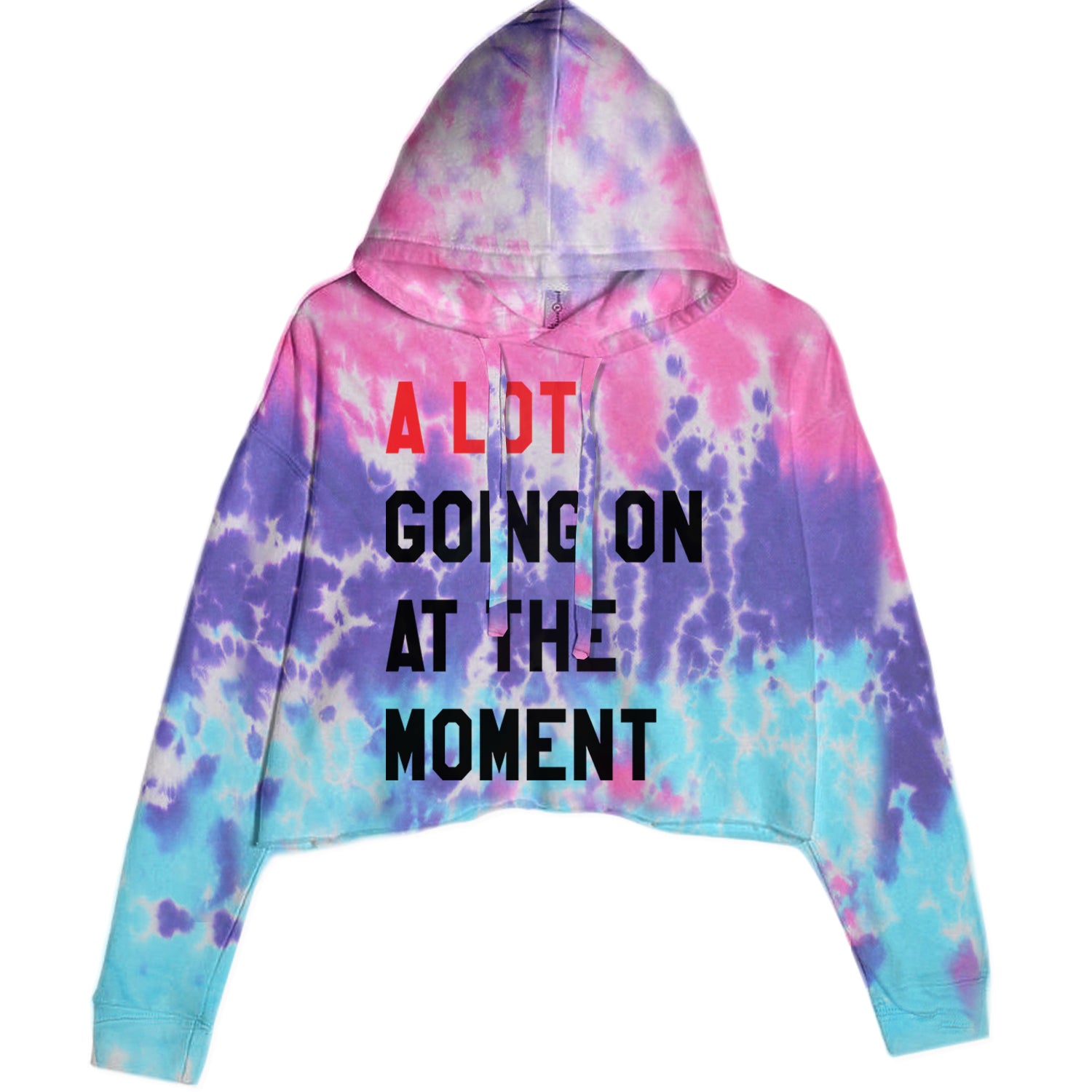 A Lot Going On At The Moment New TTPD Poet Department Cropped Hoodie Sweatshirt Lavender