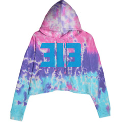 3L3 From The 313 Detroit Football Cropped Hoodie Sweatshirt Cotton Candy