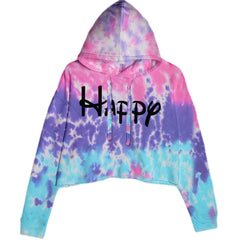 Happy - 7 Dwarfs Costume Cropped Hoodie Sweatshirt Cotton Candy