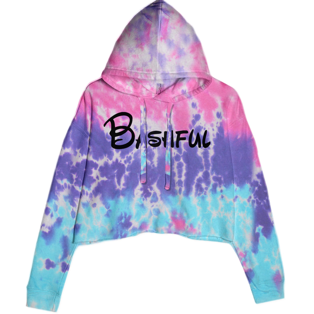 Bashful - 7 Dwarfs Costume Cropped Hoodie Sweatshirt Cotton Candy