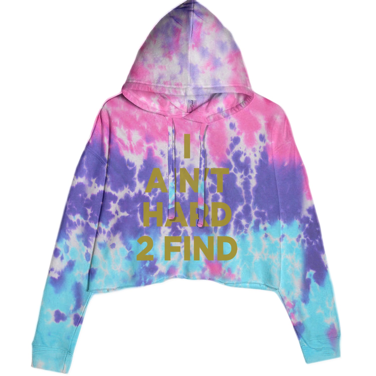 I Ain't Hard To Find Coach Prime Cropped Hoodie Sweatshirt Cotton Candy