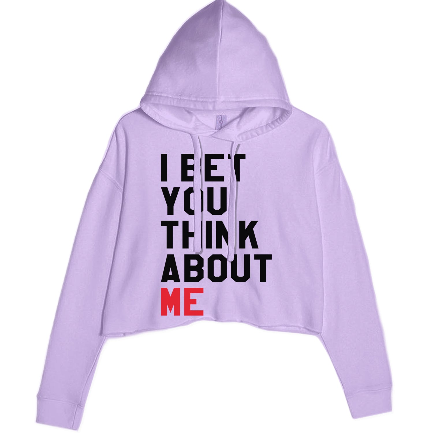 I Bet You Think About Me New TTPD Era Cropped Hoodie Sweatshirt Lavender