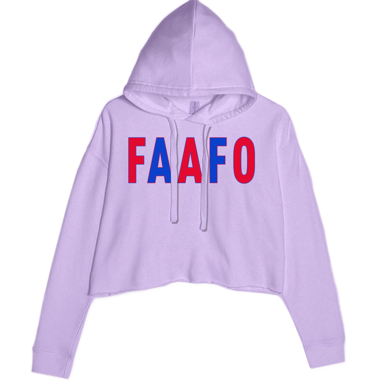 FAAFO Olympic Team USA Shirt Cropped Hoodie Sweatshirt Lavender