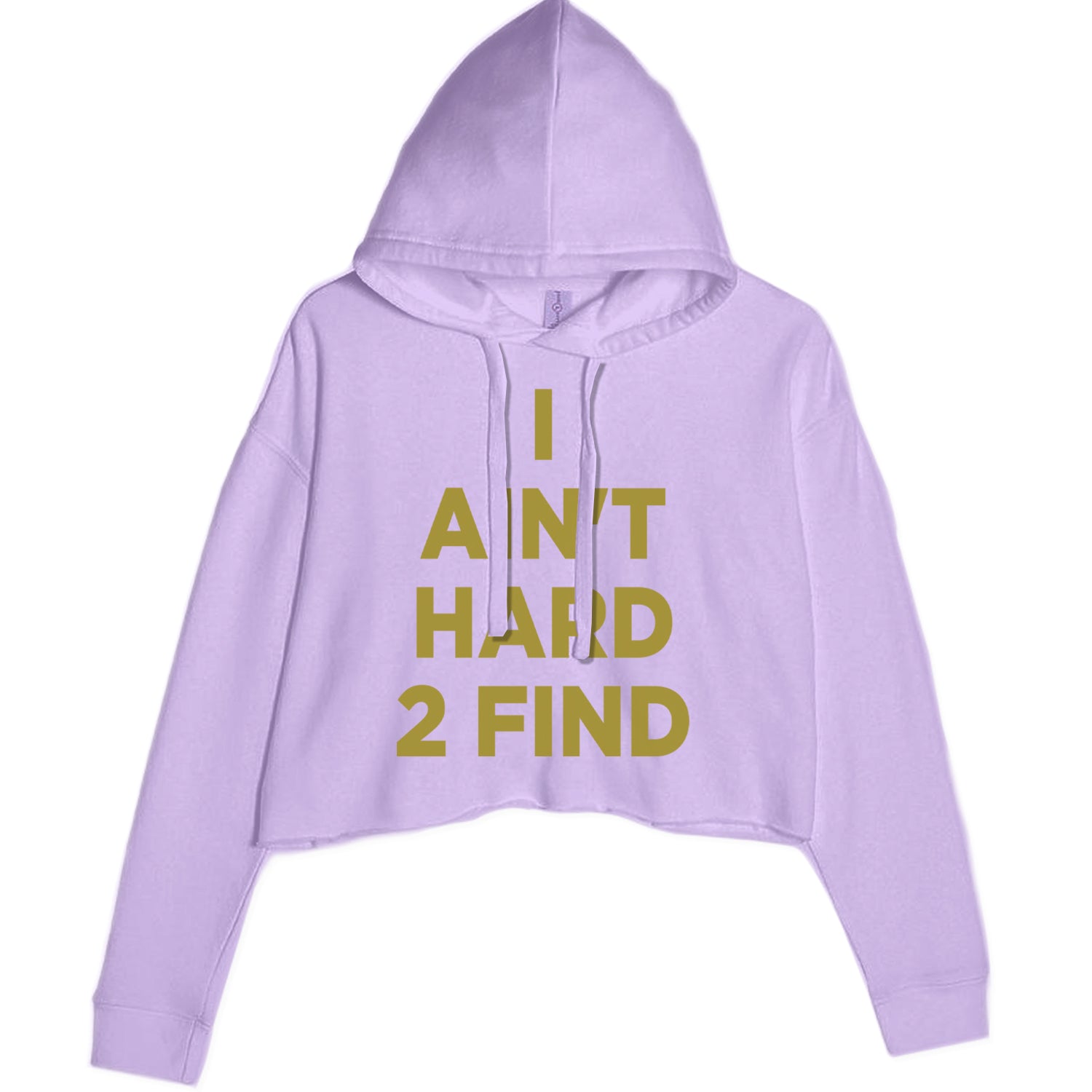 I Ain't Hard To Find Coach Prime Cropped Hoodie Sweatshirt Lavender