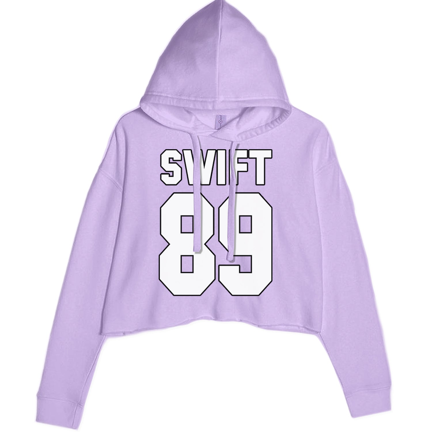 Swift 89 Birth Year Music Fan Era Poets Department Lover Cropped Hoodie Sweatshirt Lavender