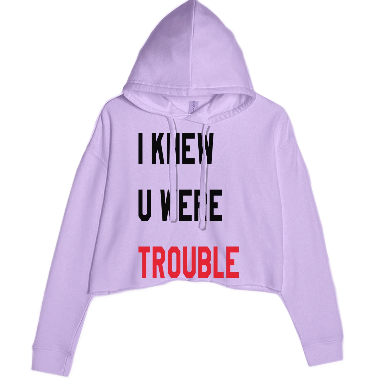 I Knew You Were Trouble New TTPD Era Cropped Hoodie Sweatshirt