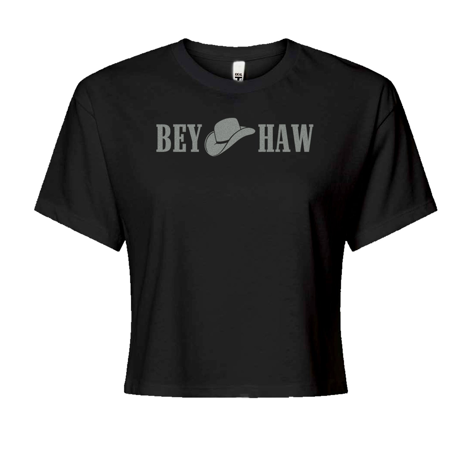 Bey Haw Act ii Renaissance Cowgirl Hat Cropped T-Shirt