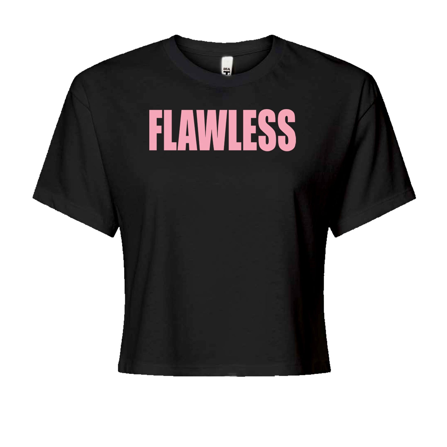 Flawless Renaissance Cropped T-Shirt Black