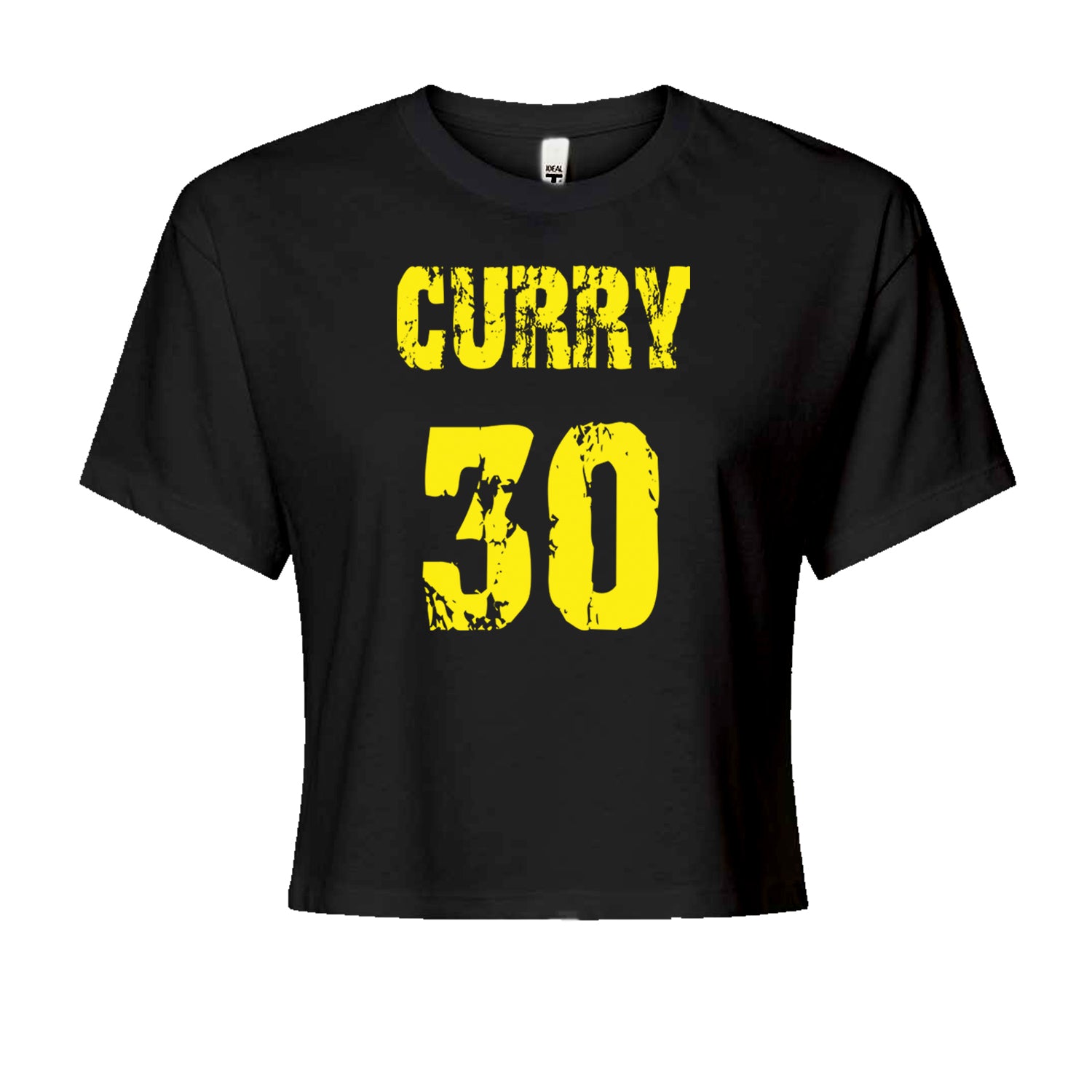 Curry #30 Cropped T-Shirt Black