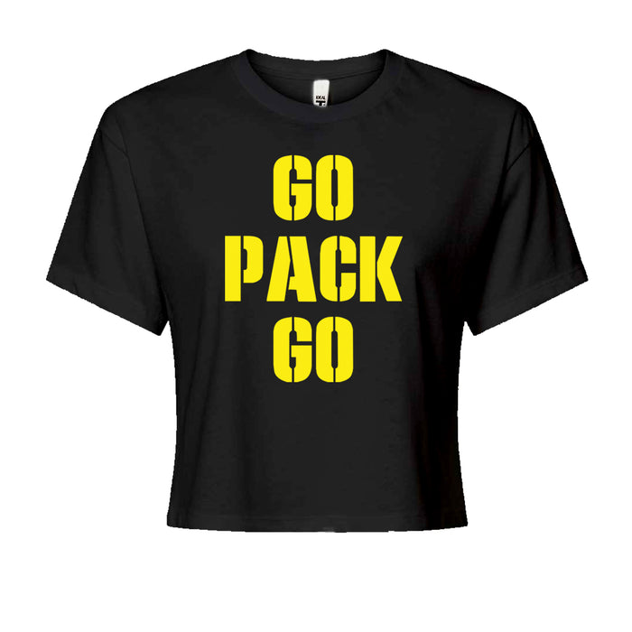 Go Pack Go Green Bay Cropped T-Shirt