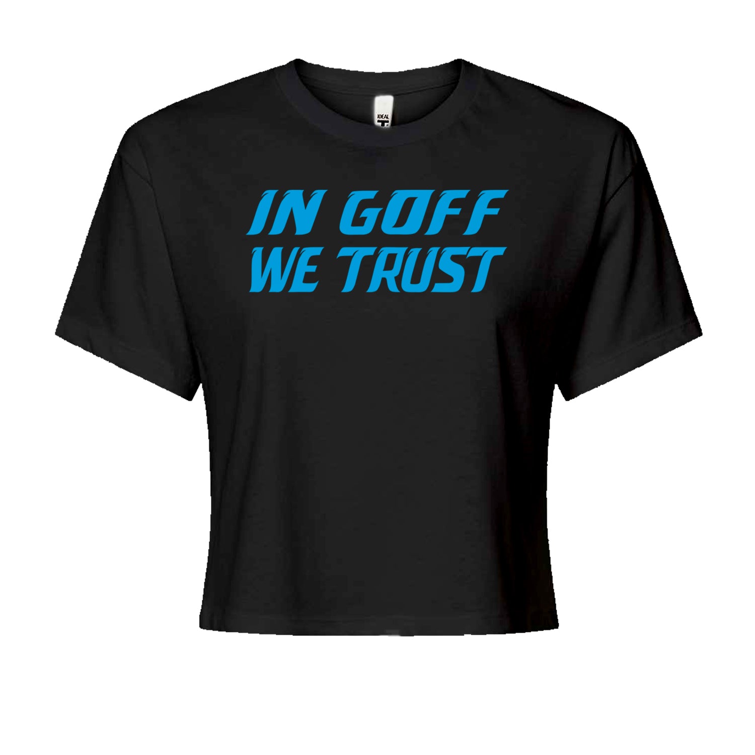 In Goff We Trust DetroitCropped T-Shirt Black