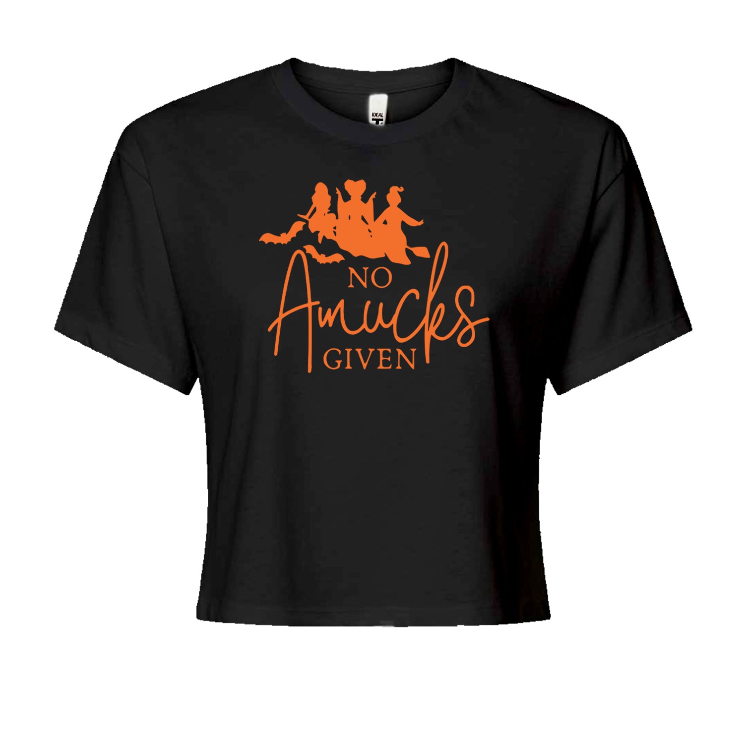 No Amucks Given Hocus Pocus Cropped T-Shirt Black