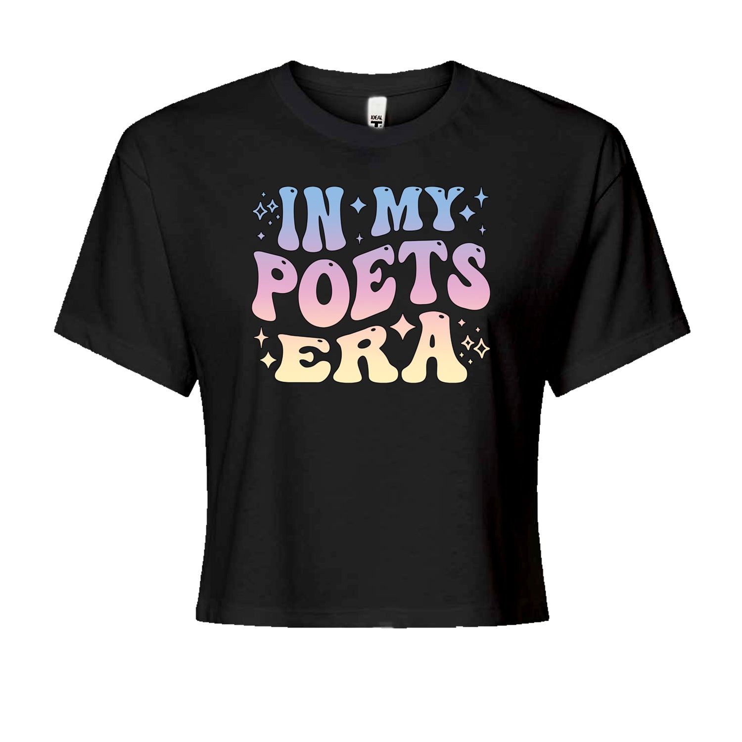 In My Poet Era Tie Dye TTPD Music Cropped T-Shirt